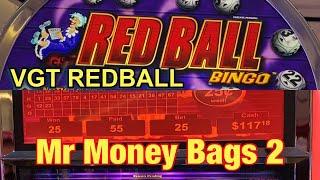 VGT REDBALL & MR MONEY BAGS 2 SLOT WITH RED SPINS ! FIRST TIME PLAYING REDBALL SLOT !