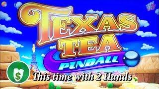Texas Tea Pinball slot machine, bonus, this time with 2 Hands