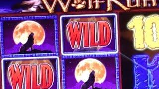 Quadruple WOLF RUN• LIVE PLAY • Slot Machine Pokie at San Manuel, SoCal