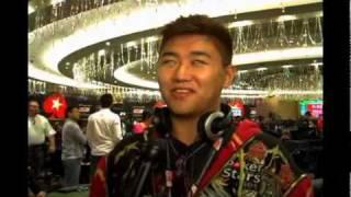 APPT Macau 09 Bryan Huang, Day 1C Pokerstars.com