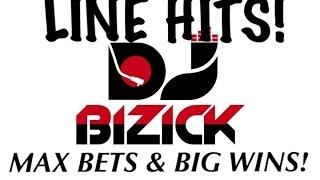 $$ Slot Mchine Line Hit Compilation $$ ~ Some Good, Some Bad! ~ MAX BET! BIG WINS! • DJ BIZICK'S SLO