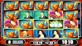 Carmen Slot Machine, Live Play & Bonus