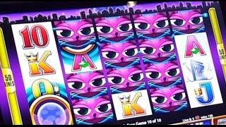 Wonder 4 Jackpot slot - Miss Kitty - $1.5 a game - Big Win bonus - Slot Machine Bonus