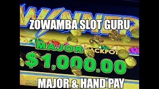 BAM! Maxed out Major Jackpot Hand Pay Lightning Link Slot Machine Hold & Spin Bonus $12.50 Bet!