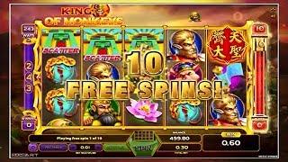 King of Monkeys Online Slot from GameArt