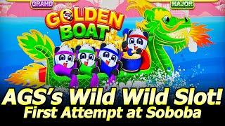 Golden Boat Slot Machine - An AGS version of Wild Wild! Live Play and Bonuses at Soboba Casino!