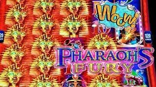 NEW | 1st Attempt | Pharaohs Fury Max Bet Bonus | Big Win Slot Machine