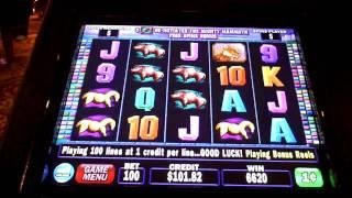 Mighty Mammoth slot machine bonus win at Parx casino