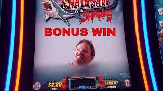 •New Slot•  SHARKNADO Slot Machine Bonus $4 Bet!!! FULL GAME