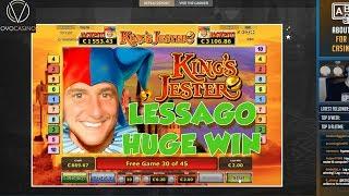 BIG WIN!!! Kings Jester Bonus round from LIVE STREAM (Casino Games)