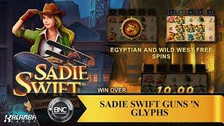 Sadie Swift Guns 'n Glyphs slot by Kalamba Games