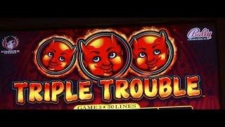 Bally's TRIPLE TROUBLE - Nice Line Hit