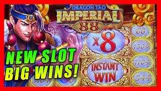 BIG WINS ON THE NEW IMPERIAL 88 DRAGON TAO ⋆ Slots ⋆ FIRST ATTEMPT ON A NEW THEME WITH BONUSES & LIVE PLAY
