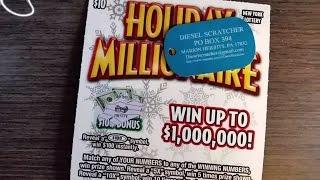 NEW $10 Holiday Millionaire New York Lottery winner
