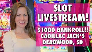SLOT LIVESTREAM!! $1000 Bankroll!! Let’s hit a jackpot!!