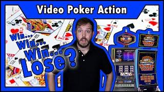 win… Win… WIN… LOSE? Video Poker Action: Will We Come Out on Top? • The Jackpot Gents