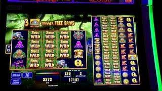 Colossal Jungle Wilds Slot Machine Line Hits Coeur d'Alene Casino