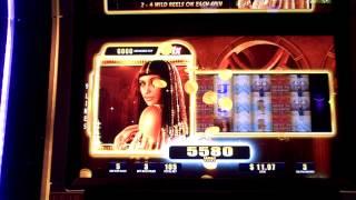 Lady of Egypt slot bonus win at Sands Casino