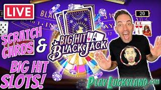 LIVE ⋆ Slots ⋆ 10k for me & 50k for YOU!! ⋆ Slots ⋆️ Scratch Cards + Slots + Big Hit BlackJack!