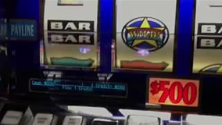 $500 Slot Machine Jackpot - Mega High Limit Red White And Blue Slot Machine