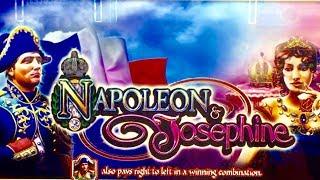 ++ MUST SEE ++ NAPOLEON & JOSEPHINE WMS Slot Machine - Super Big Win - A Quick Bonus