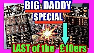 •BIG DADDY•£4 Million Scratchcard Special•(Last of the £10 cards)•& other cards •£44,00 worth•