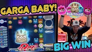 GARGA IS BACK BABY! Reactoonz Mega Big Win!