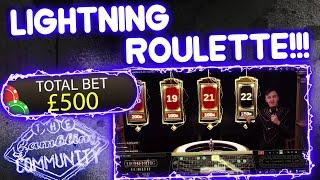 Lightning Roulette!! Big Win or Standard Loss???