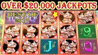 •️ WHAT A YEAR BEST OF 2017 HUGE JACKPOT HANDPAYS OVER $20000 PT 2 •️ HIGH LIMIT SLOT MACHINE