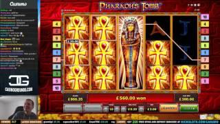 HUGE WIN on Pharaoh's Tomb Slot - £2 Bet