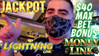 High Limit LIGHTNING LINK Slot Machine HANDPAY JACKPOT | Money Link Slot Machine $40 Max Bet Bonus