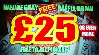BIG PRIZE DRAW GIVE-A-WAY..£25.00..TO THE VIEWERS..