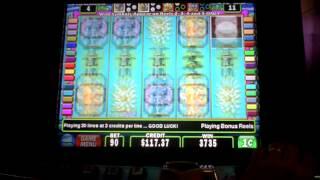 Slot bonus win on Water Dragons at Borgata Casino in AC