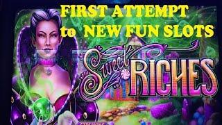 •FIRST ATTEMPT •NEW FUN SLOTS •3 of Slot machine bonus & Live play•$1.20~2.50 Bet