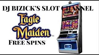 ~* FIRST TIME PLAYING*~ Eagle Maiden Slot Machine ~ FREE SPIN BONUS! ~ NOT TOO BAD! • DJ BIZICK'S SL