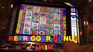 Stinkin Rich Slot Machine Retrigger Bonus Win