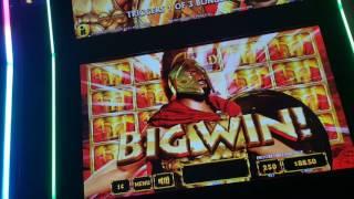LEONIDAS 2 Slot machine BIG WIN! MAX BET!!!!!! SAN MANEUEL CASINO