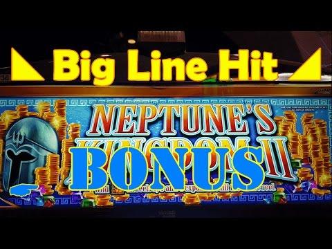 WMS Neptune's Kingdom II | *BIG WIN* Line Hit & Slot Machine Bonus