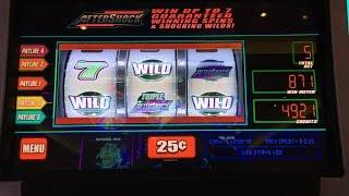 Wheel Hot 777 and Aftershock Slot Machine Bonuses and Live Play with Big Wins