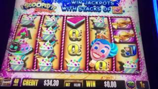 BIG WIN!!! LIVE PLAY and Bonus on Cool I Scooped It Again Slot Machine