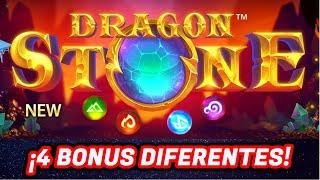 Dragon Stone ★ Slots ★ ¡4 Tipos de Bonus Diferentes! / Tragamonedas Nuevo Online