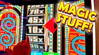 MOM LOWROLLER GOES ON THE SHOWCASE SHOWDOWN!!! -- Las Vegas Casino Price is Right Slot Machine Bonus