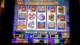 Free Spin Frenzy slot machine bonus win at Parx Casino