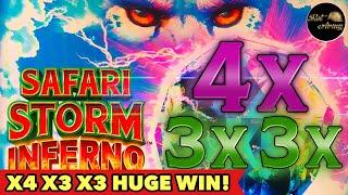 •️HUGE WIN•️THEY LAUGHED AT ME BUT WHAT HAPPEN NEXT STUNNED THEM | SAFARI STORM INFERNO SLOT MACHINE
