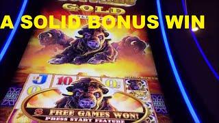 A SOLID Bacon Wrapped Titties Buffallo Gold Slot Machine Bonus Win