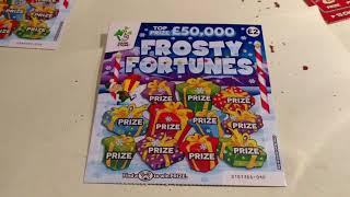 Scratchcards Double Act...20x Cash..SANTA"S Millions..Xmas Countdown..Frosty Fortunes
