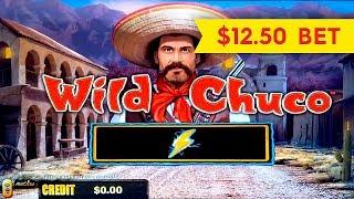 Lightning Link Wild Chuco Slot - $12.50 Bet - NICE WIN, ALL FEATURES!