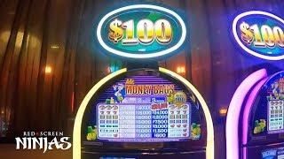 VGT SLOTS - $100 BET X3 MR. MONEY BAGS NO RED SPIN!! AT CHOCTAW CASINO, DURANT, OK
