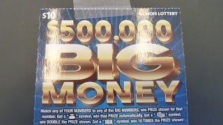 $500,000 BIG MONEY - Instant Lottery Ticket Scratchcard Video