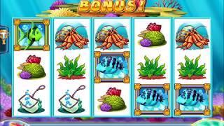 GOLD FISH Video Slot Casino Game with a CLOWN FISH BONUS